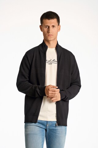 Lindbergh Knit Cardigan in Black: front