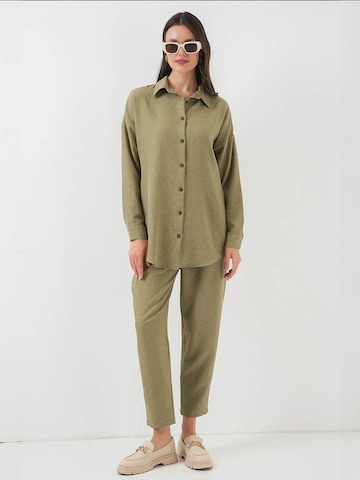 Bigdart - Calças de fato em verde: frente