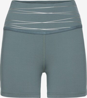VIVANCE Slim fit Workout Pants in Blue: front