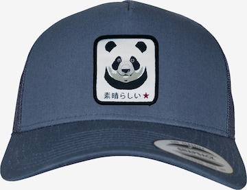 Casquette 'Panda' F4NT4STIC en bleu : devant