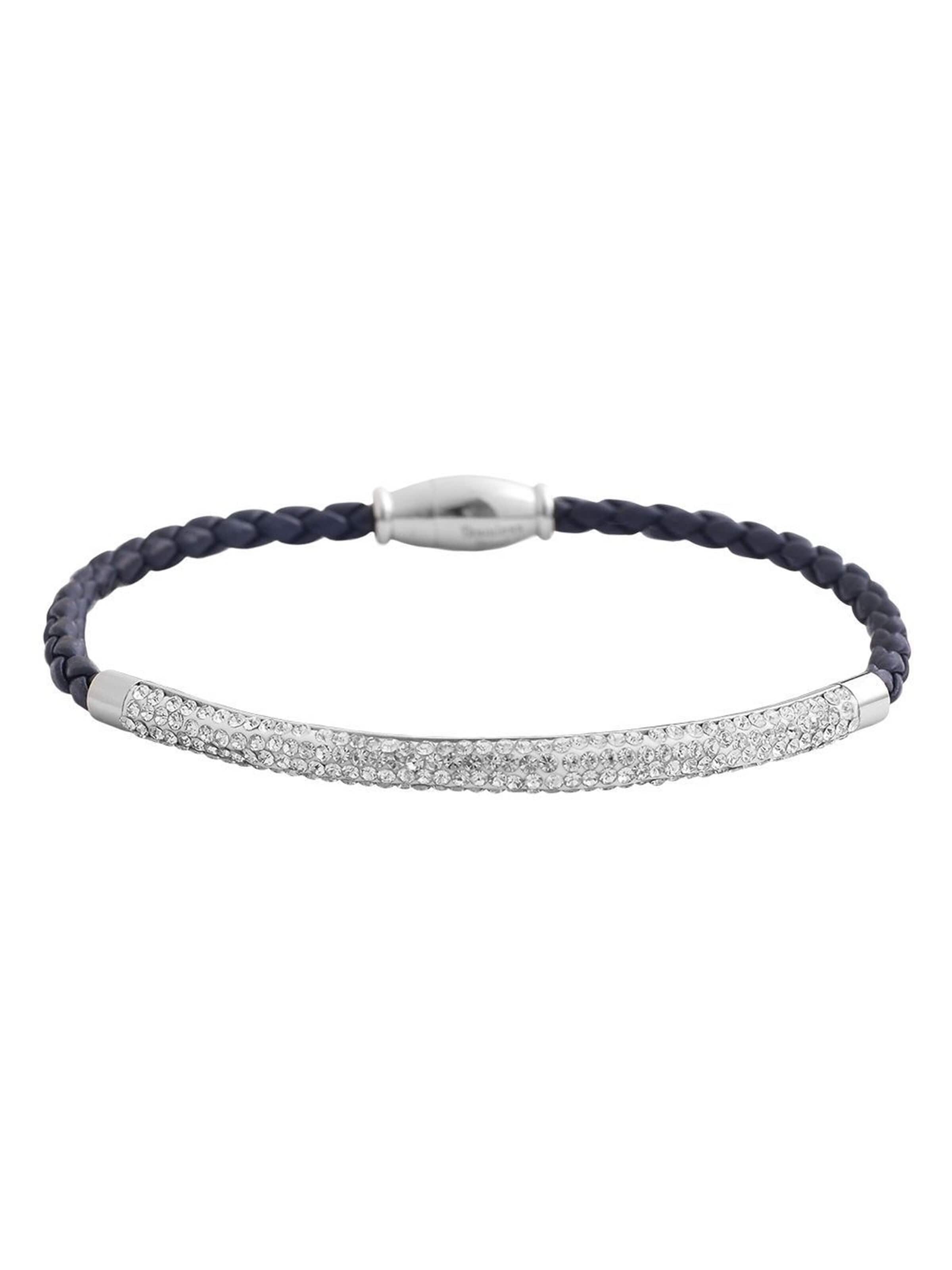 Akzent Bracelet 'silberfarbig' in Blue: front