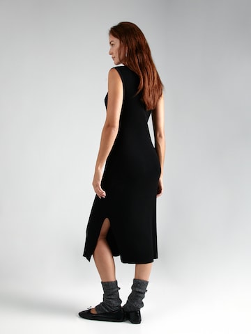 BRUUNS BAZAAR Knitted dress 'Rivers Aditia' in Black