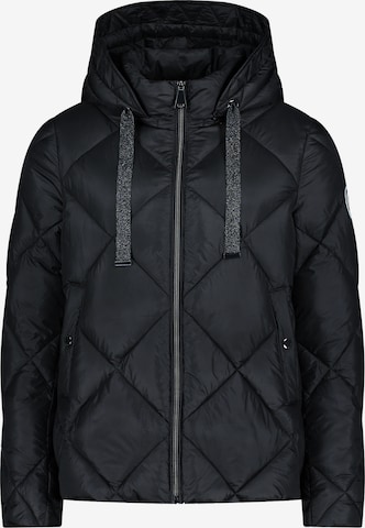 Cartoon Winterjacke in Schwarz: Vorderseite