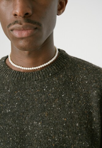 Cleptomanicx Sweater 'Spacer' in Brown
