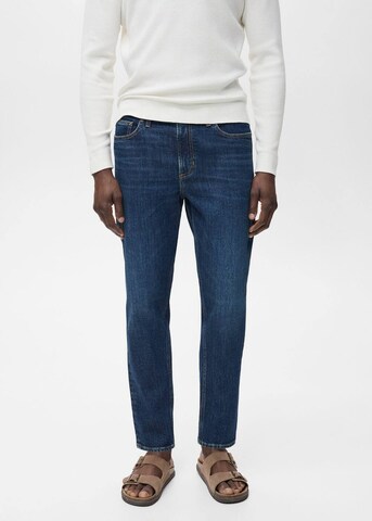 MANGO MAN Tapered Jeans 'Ben' in Blau: Vorderseite