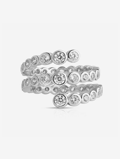 CLASSYANDFABULOUS Jewelry Ring 'OSEANA TRIPLE' in Silver, Item view