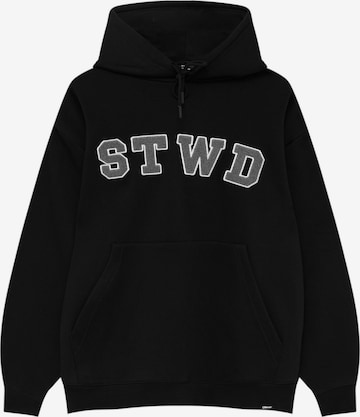 Pull&Bear Sweatshirt in Schwarz: predná strana