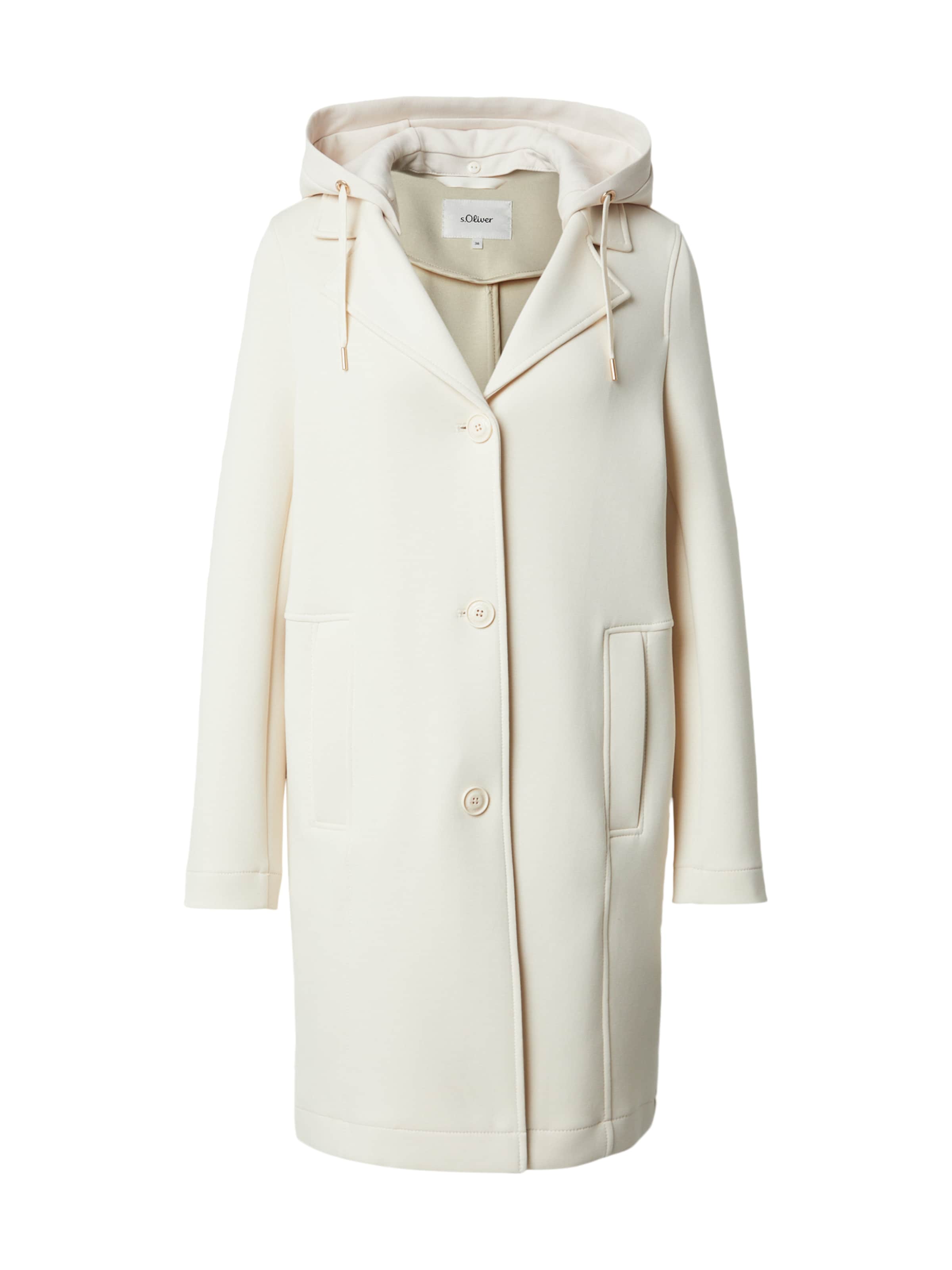 s.Oliver Red Label Plus - Abrigo de entretiempo en beige: frente