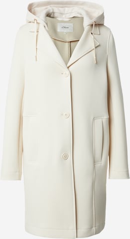 s.Oliver Red Label Plus Prehoden plašč | bež barva: sprednja stran
