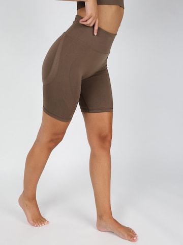 DRILLS Apparel Skinny Leggings 'FLXFLOW Shorts' in Grijs