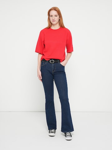 ONLY Sveter 'ONLLOYAL' - Červená