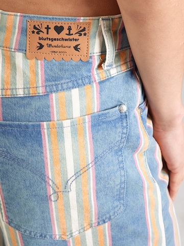 Blutsgeschwister Wide leg Broek 'Lene Lou Marquee' in Blauw