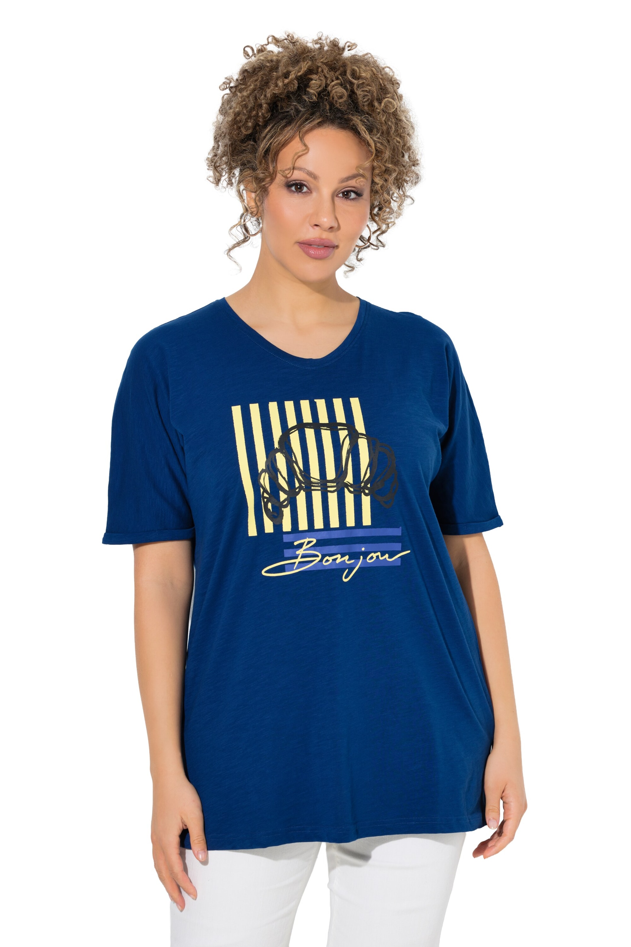 Ulla Popken Shirt in Blue: front