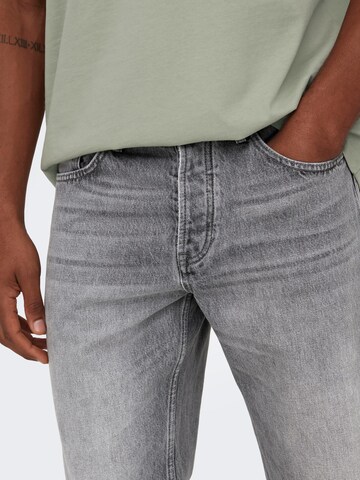 Regular Jean 'Edge' Only & Sons en gris