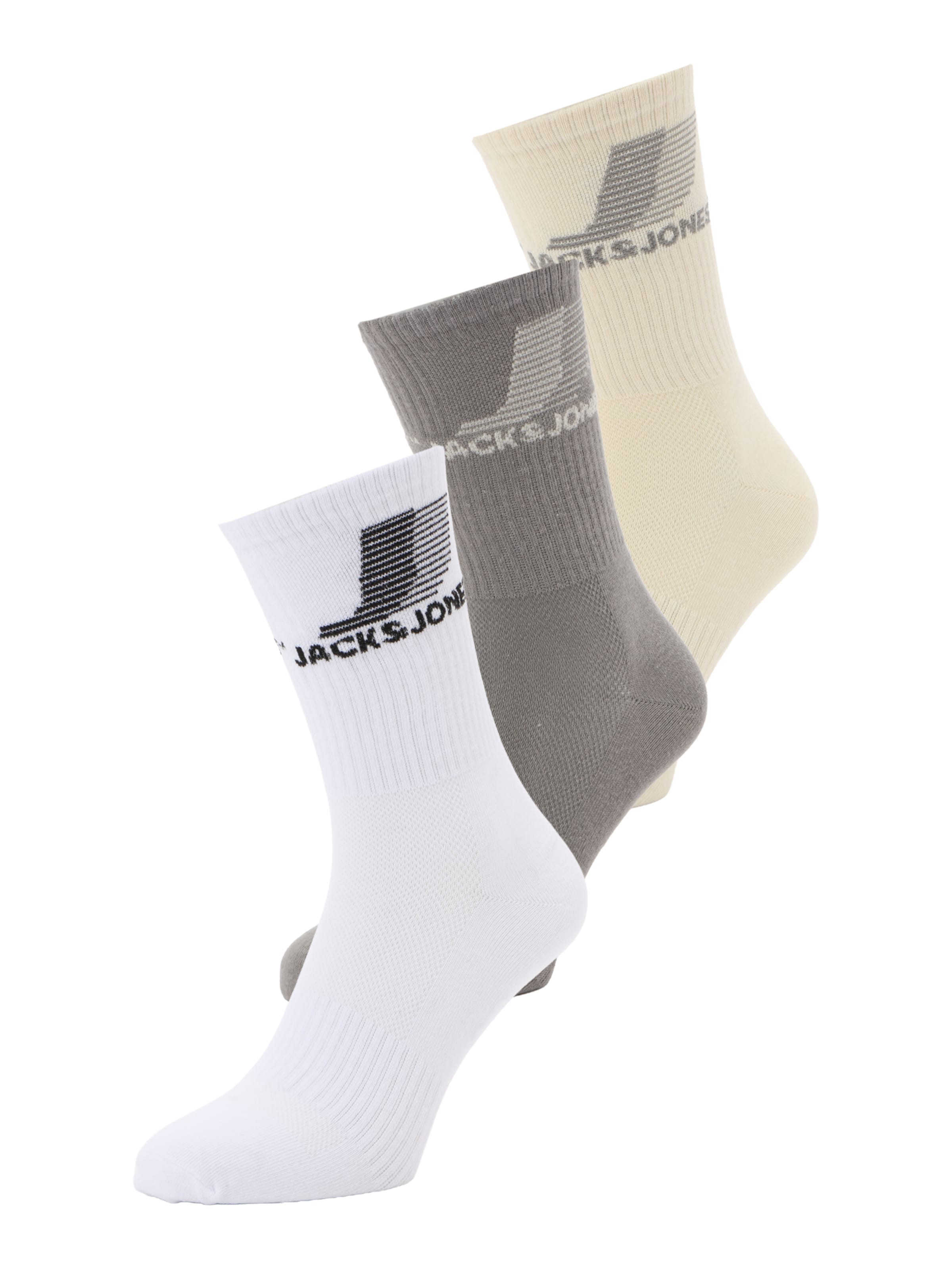JACK & JONES Nogavice 'JACJASPER' | bež barva: sprednja stran