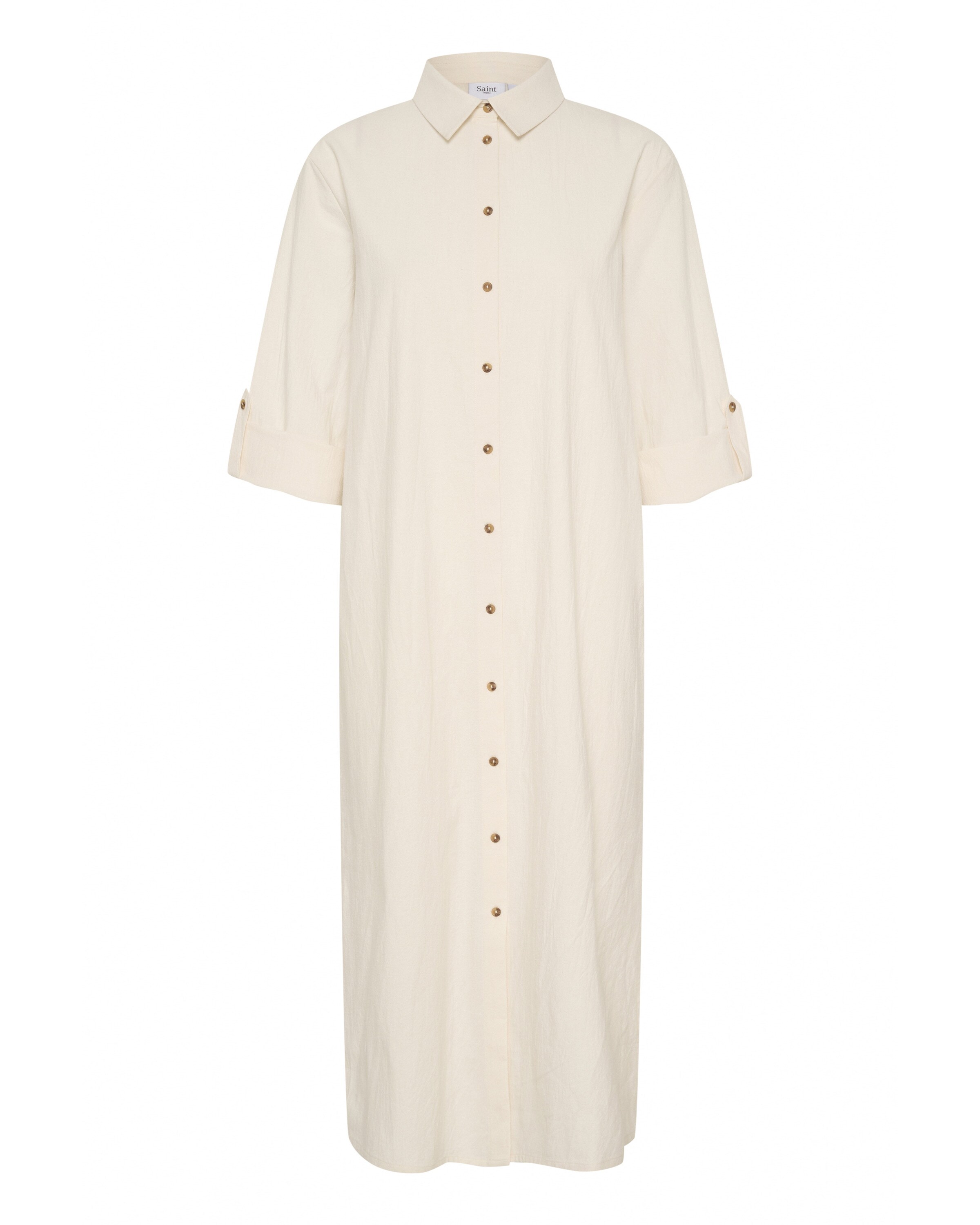 SAINT TROPEZ Blusekjole 'Zalinda' i hvid: forside