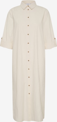 SAINT TROPEZ Blusenkleid 'Zalinda' in Weiß: Vorderseite