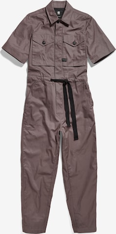 G-Star RAW Jumpsuit in Purple: front