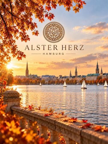 Alster Herz Kruhová šála 'FALKENSTEIN ELBSAND' – mix barev