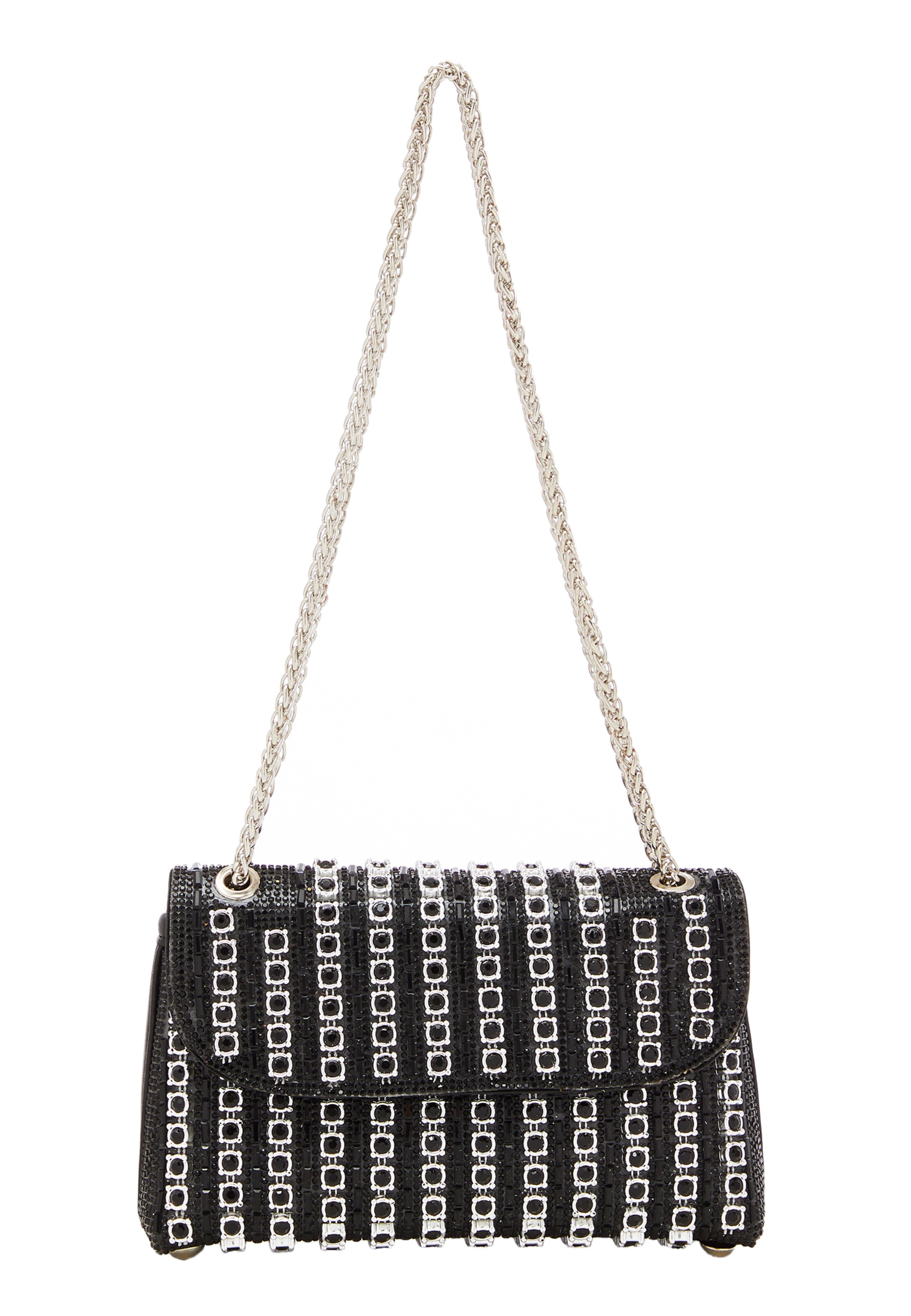 FELIPA - Mala de ombro em preto: frente