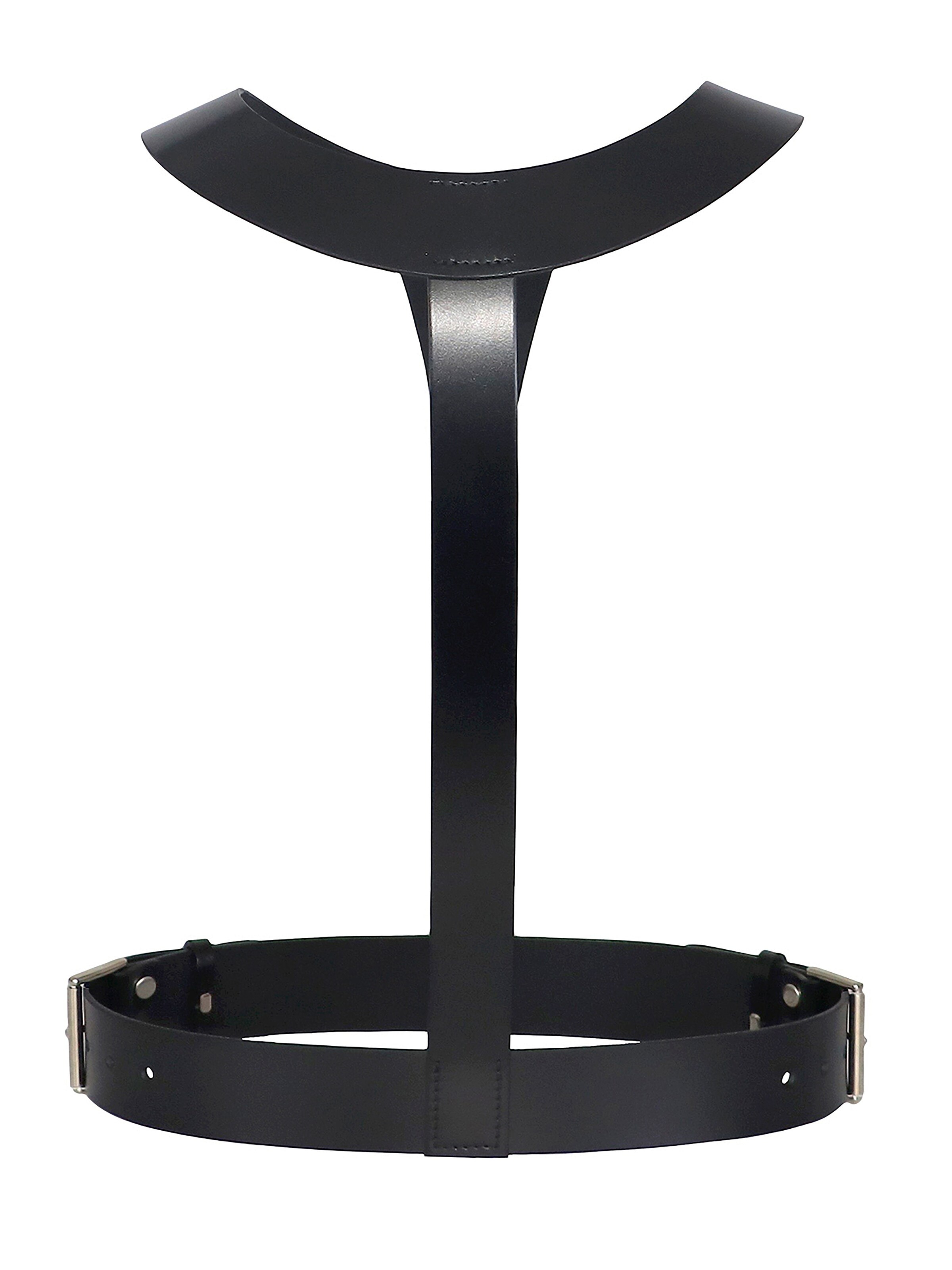 Haute Cuir Gürtel 'Nile'‌‌‌‌‌‌‌ in Schwarz: Vorderseite