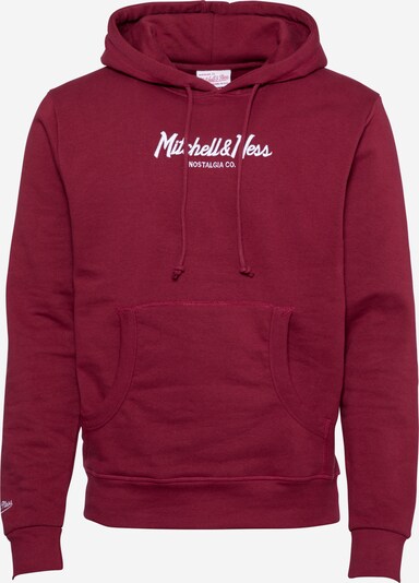 Mitchell & Ness Sweatshirt in Burgundy / White, Item view