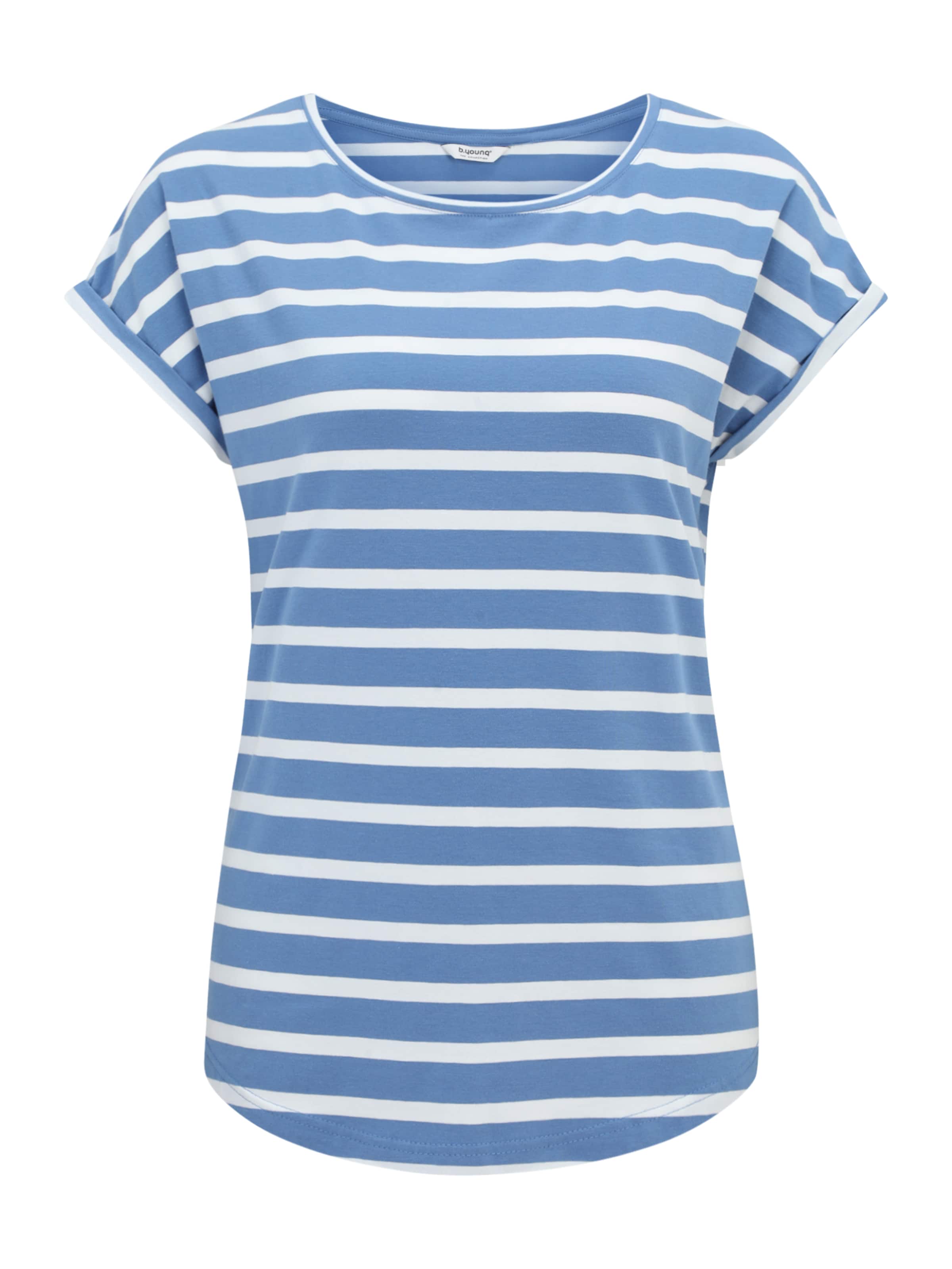 Tricou 'Pamila' de la b.young pe albastru: față