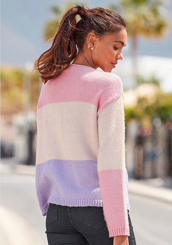 LASCANA Sweater in Pink