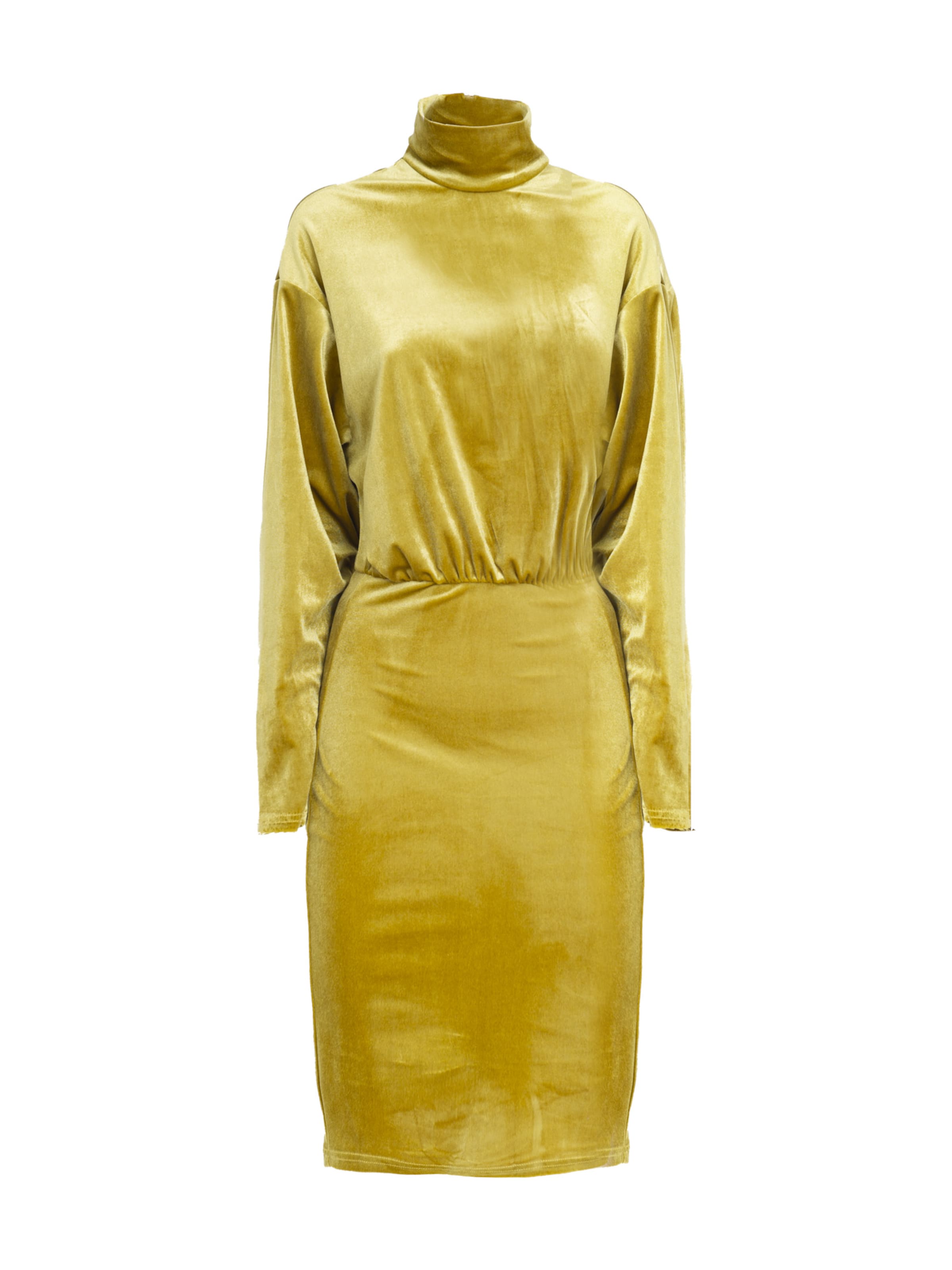 dzeltens Influencer Kleita: no priekšpuses