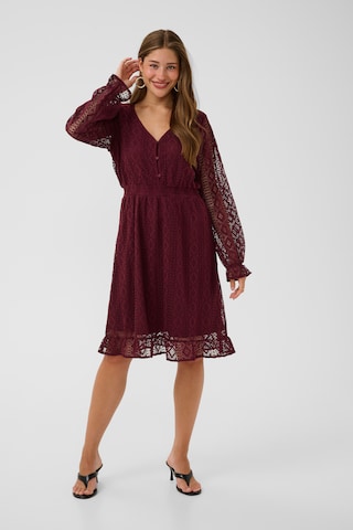 Cream Dress 'CRDanika' in Red