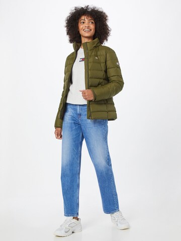 Tommy Jeans Winter Jacket 'Essential' in Green