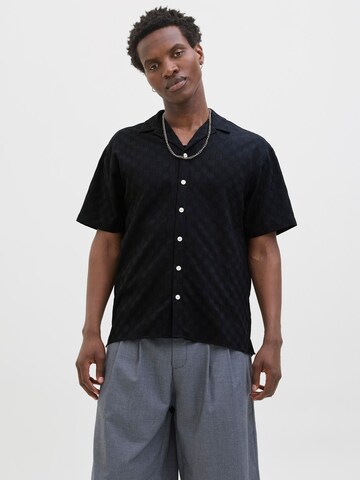 Fit confort Chemise JACK & JONES en noir : devant
