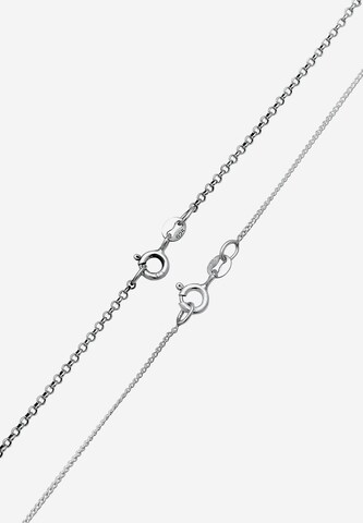 ELLI Halskette Freundschaft- / Partner-Schmuck, Halbmond in Silber