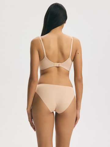 ESOTIQ - Push-up Sujetador 'Push-up-BH Kassidy, glatte T-Shirt-Cups, herausnehmbare Polster' en beige