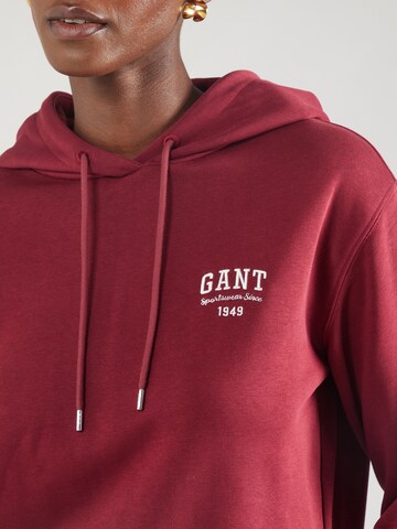 Sweat-shirt GANT en rouge