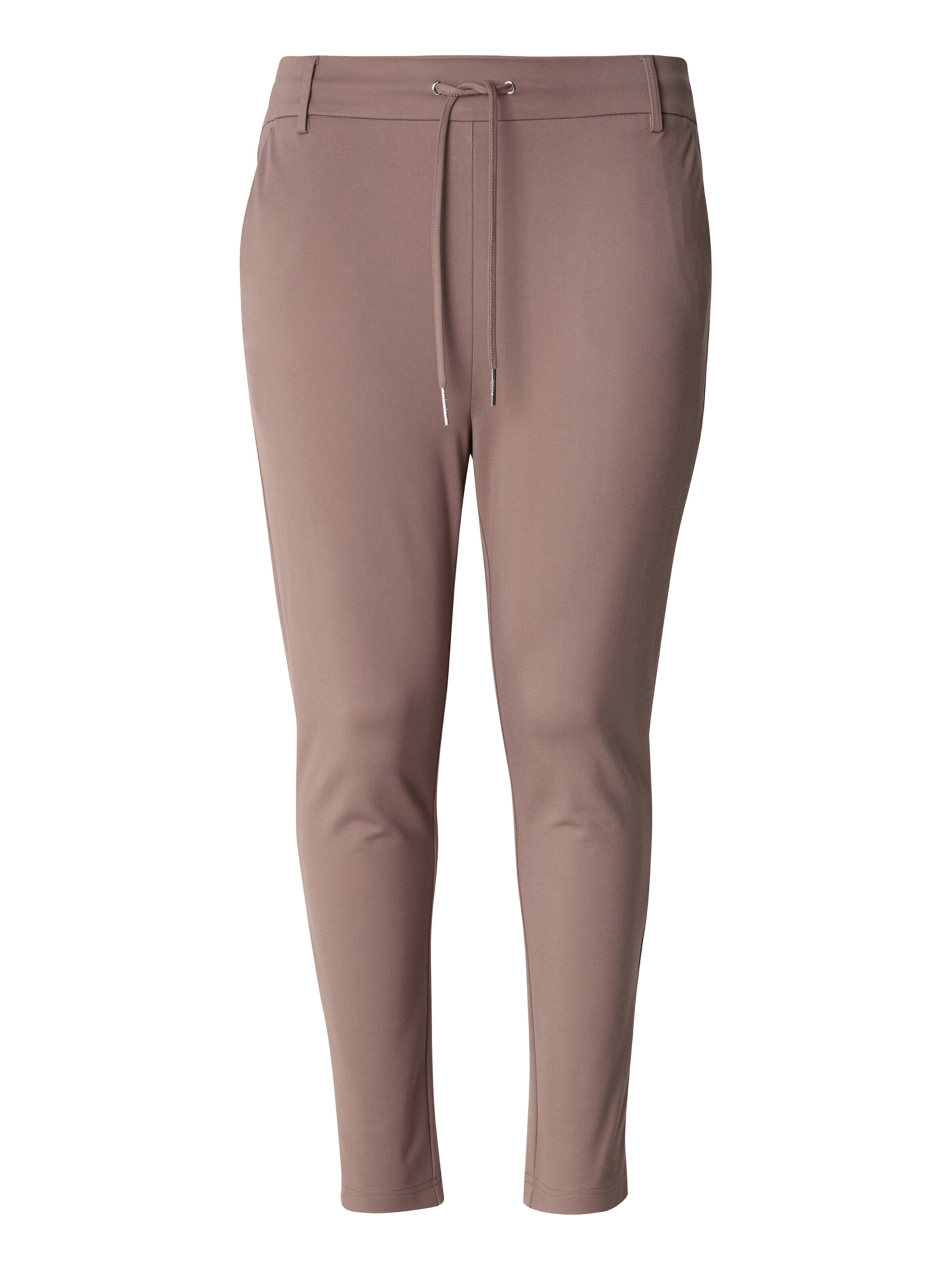 ONLY Carmakoma Trousers 'CARGOLDTRASH CLASSIC' in Brown: front