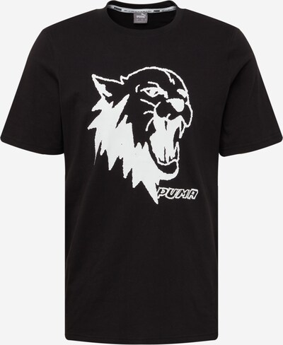 PUMA Sportshirt 'Scouted' in schwarz / weiß, Produktansicht