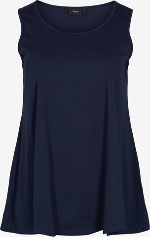 Zizzi Top 'Vmy' in Blue: front