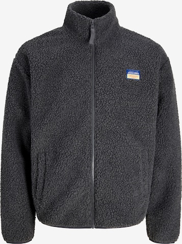 JACK & JONES Fleecetakki 'JORPOCKY' värissä harmaa: etupuoli