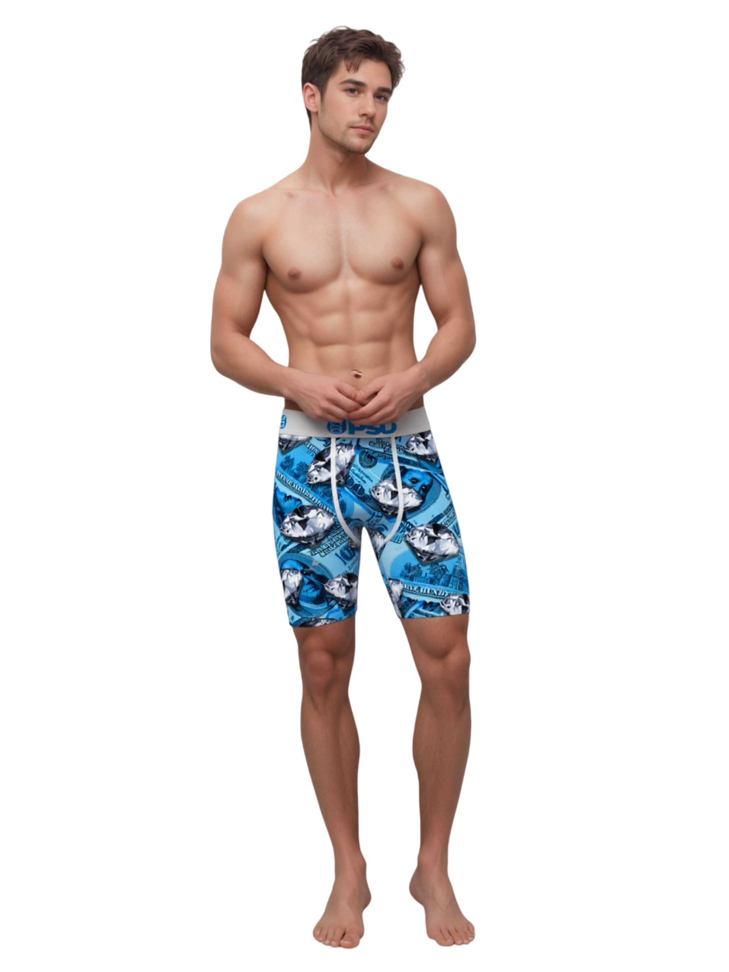 Boxers 'BLUE FORTUNE' PSD en mélange de couleurs