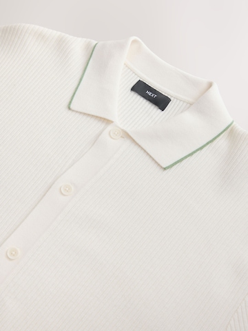 Next Comfort fit Button Up Shirt in Beige