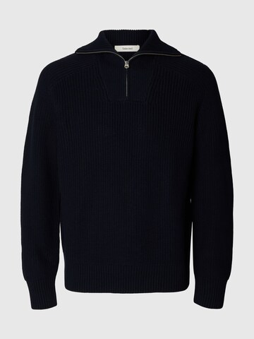 SELECTED Pullover i blå: forside
