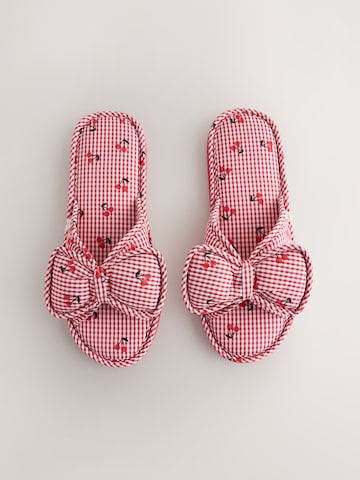 Next Slippers in Red