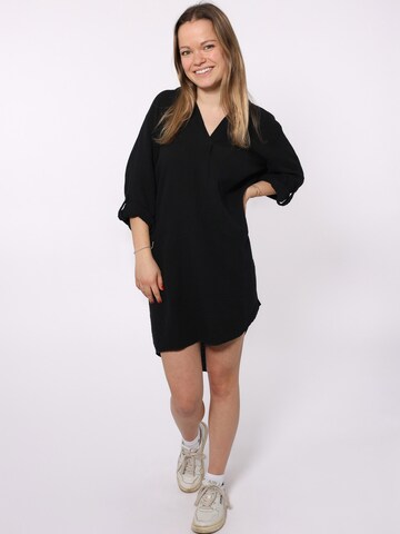 Zwillingsherz Tunic 'Amelie' in Black: front