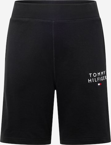 Pantaloncini da pigiama di TOMMY HILFIGER in nero: frontale