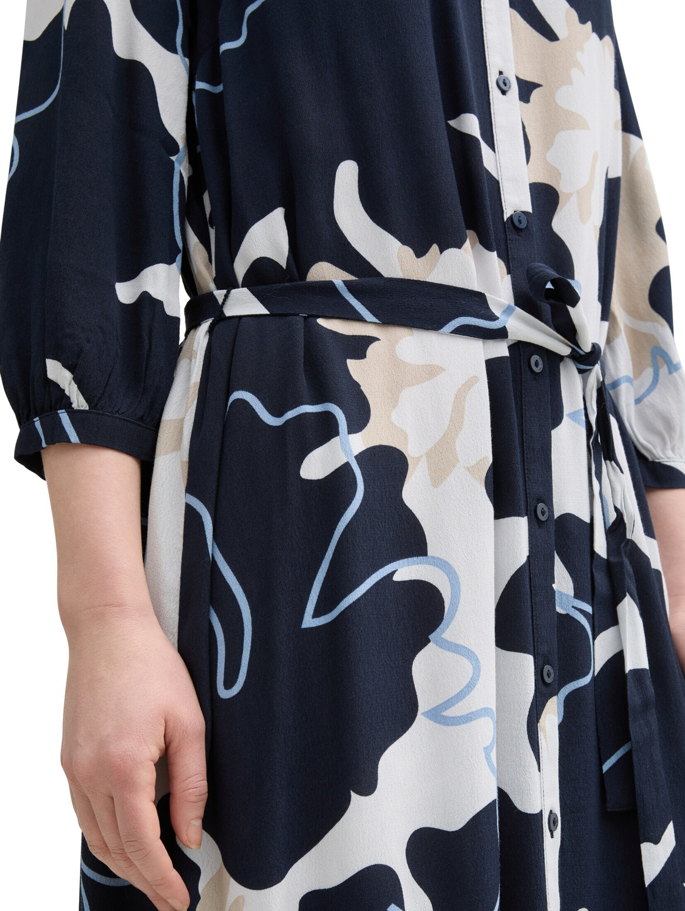 TOM TAILOR Kleid in Blau