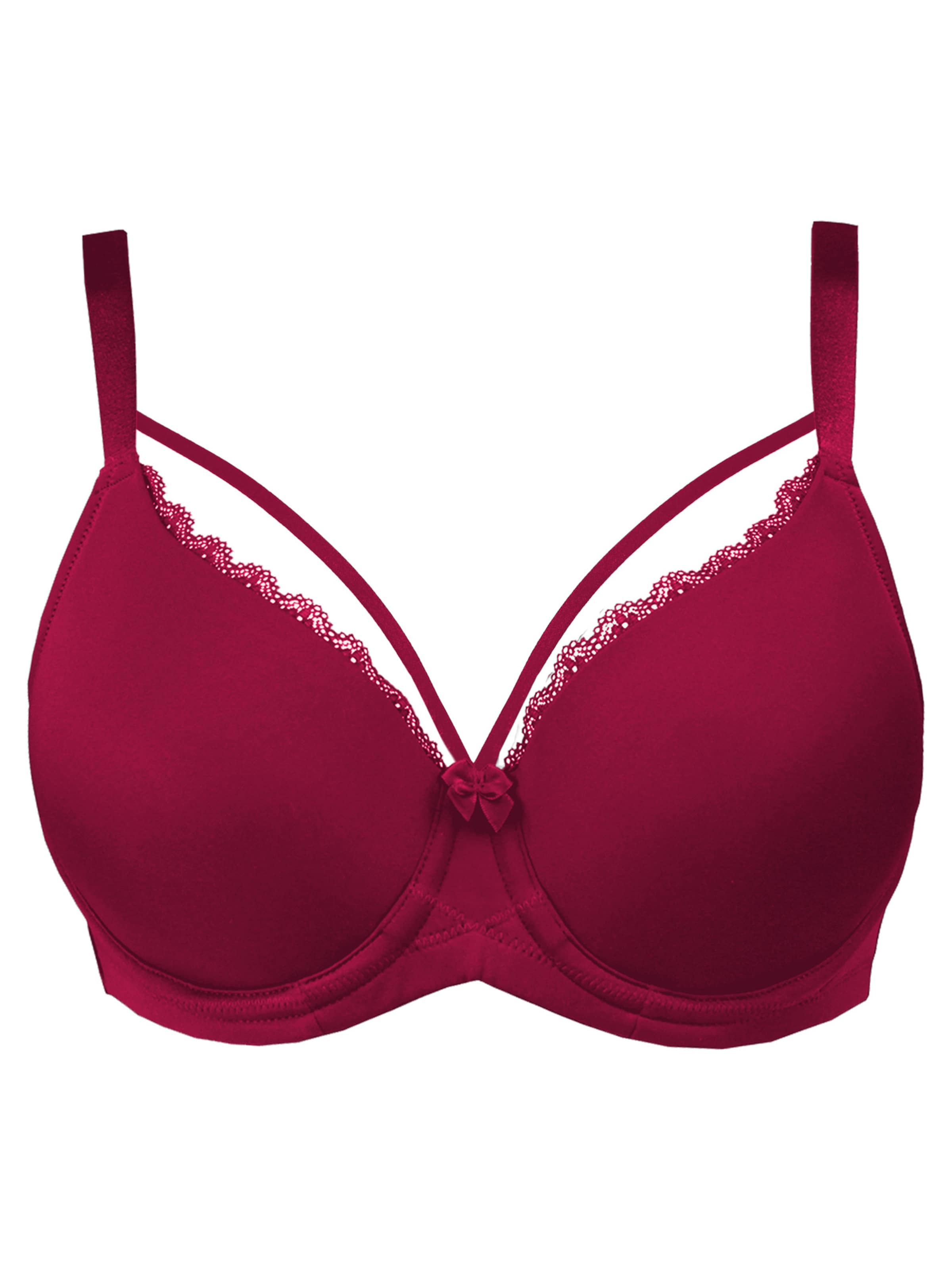 SugarShape T-Shirt BH in Rot: Vorderseite