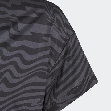 T-Shirt fonctionnel 'Aeroready Print' ADIDAS PERFORMANCE en gris