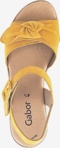 GABOR Sandale in Gelb