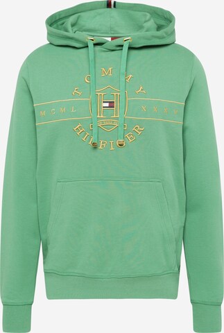 TOMMY HILFIGER Sweatshirt in Grün: predná strana